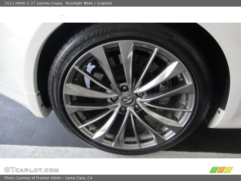 Moonlight White / Graphite 2011 Infiniti G 37 Journey Coupe