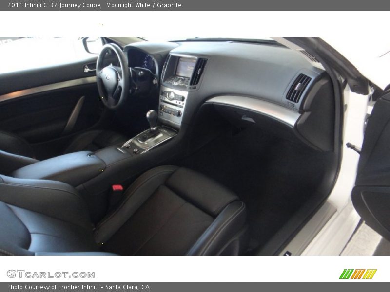 Moonlight White / Graphite 2011 Infiniti G 37 Journey Coupe