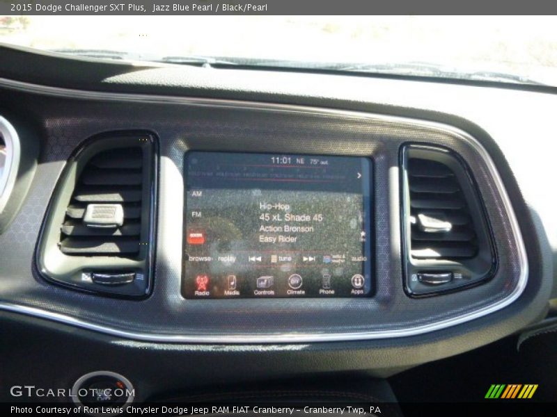 Jazz Blue Pearl / Black/Pearl 2015 Dodge Challenger SXT Plus