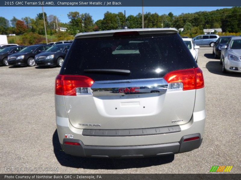 Champagne Silver Metallic / Jet Black 2015 GMC Terrain SLE AWD