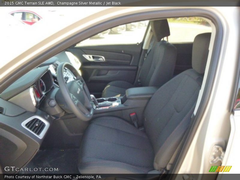 Champagne Silver Metallic / Jet Black 2015 GMC Terrain SLE AWD