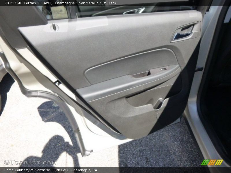 Champagne Silver Metallic / Jet Black 2015 GMC Terrain SLE AWD