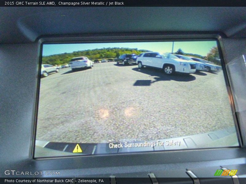 Champagne Silver Metallic / Jet Black 2015 GMC Terrain SLE AWD