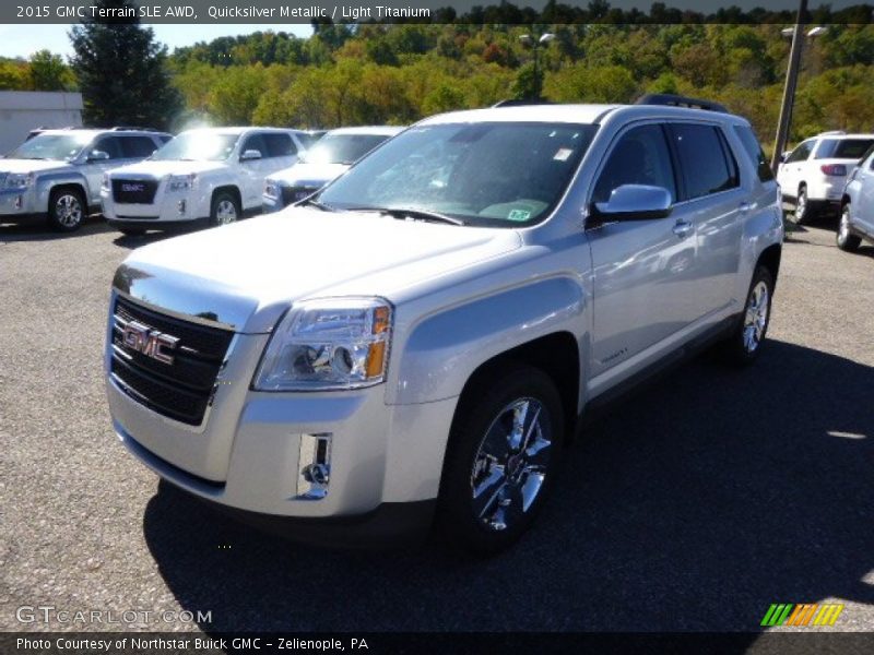 Quicksilver Metallic / Light Titanium 2015 GMC Terrain SLE AWD