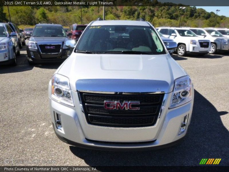 Quicksilver Metallic / Light Titanium 2015 GMC Terrain SLE AWD