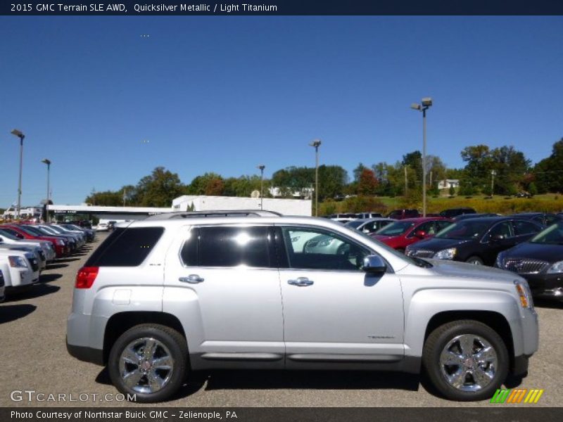 Quicksilver Metallic / Light Titanium 2015 GMC Terrain SLE AWD