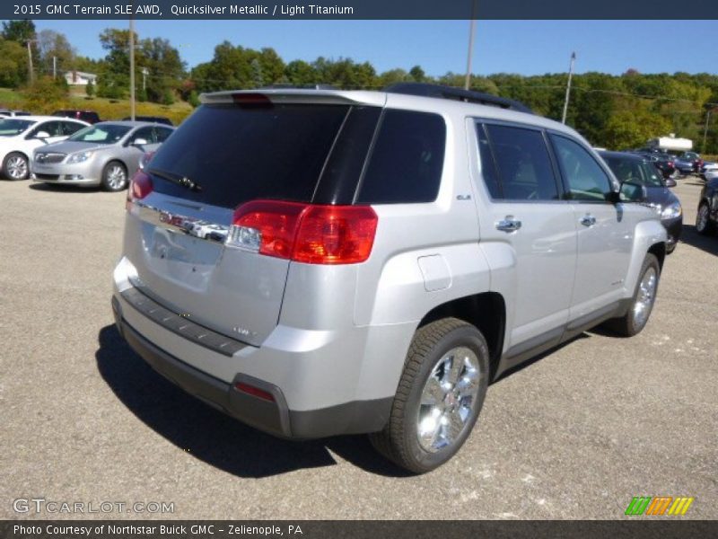 Quicksilver Metallic / Light Titanium 2015 GMC Terrain SLE AWD