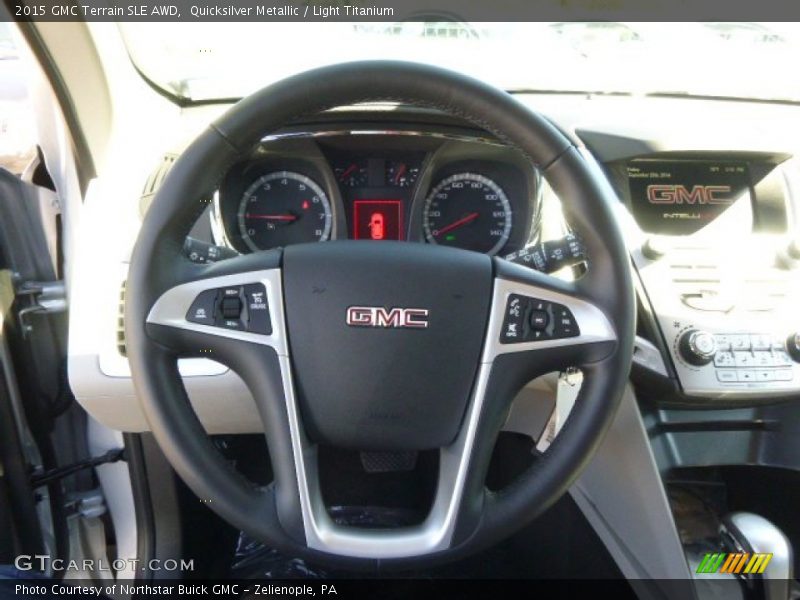 Quicksilver Metallic / Light Titanium 2015 GMC Terrain SLE AWD