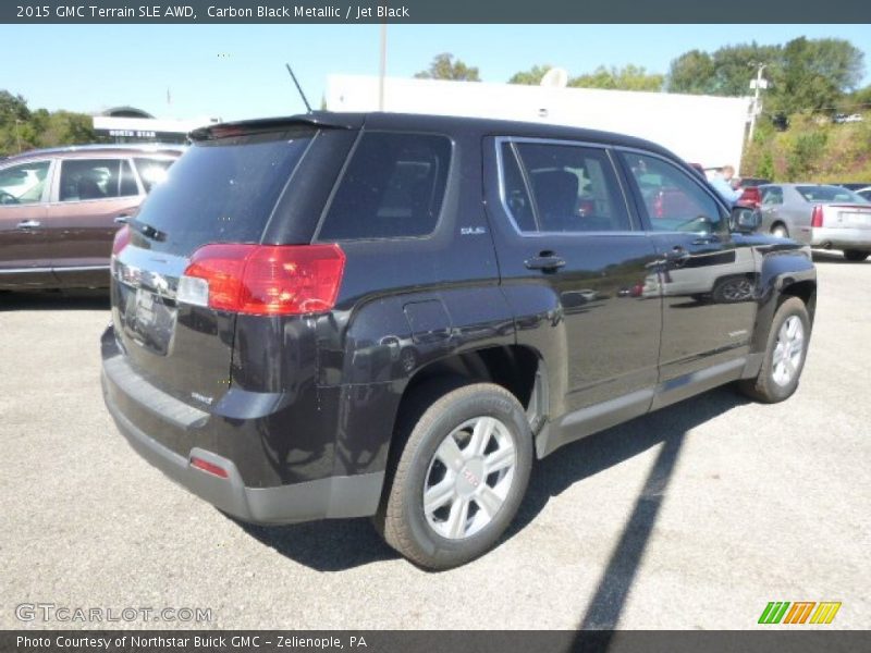 Carbon Black Metallic / Jet Black 2015 GMC Terrain SLE AWD