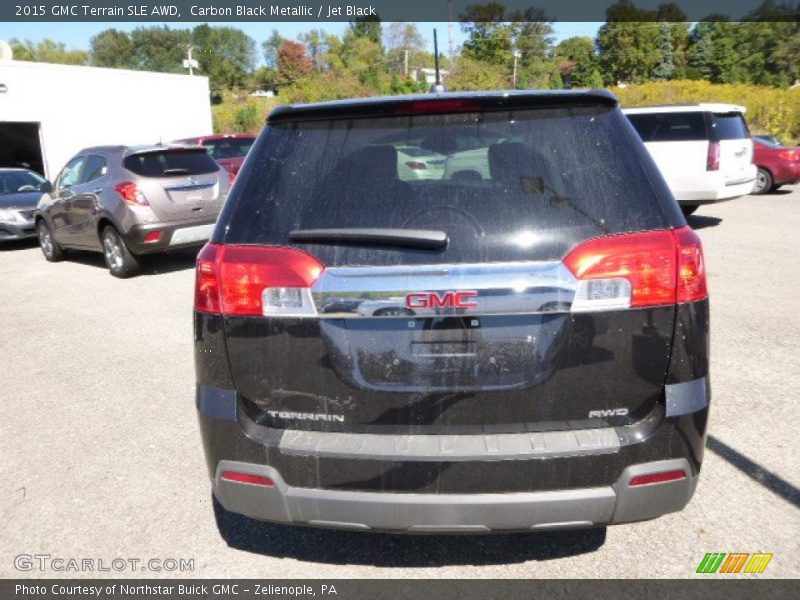 Carbon Black Metallic / Jet Black 2015 GMC Terrain SLE AWD