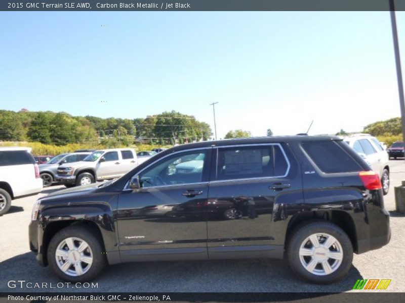 Carbon Black Metallic / Jet Black 2015 GMC Terrain SLE AWD