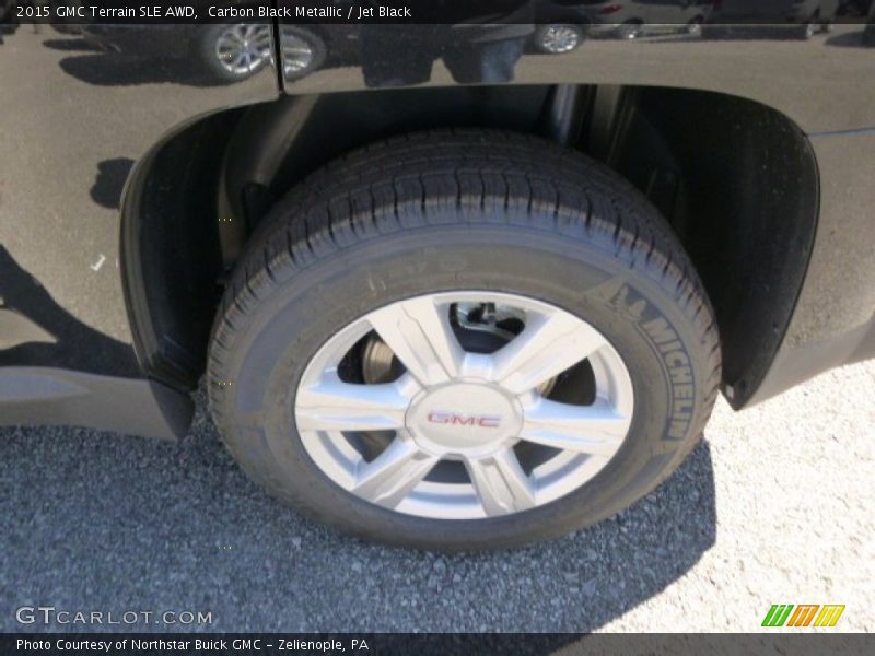 Carbon Black Metallic / Jet Black 2015 GMC Terrain SLE AWD