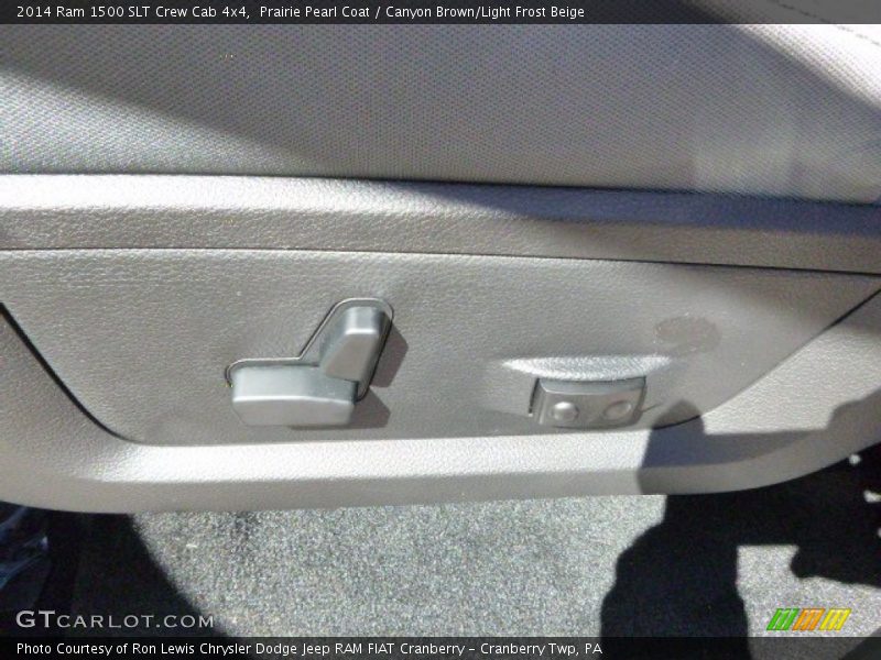 Prairie Pearl Coat / Canyon Brown/Light Frost Beige 2014 Ram 1500 SLT Crew Cab 4x4