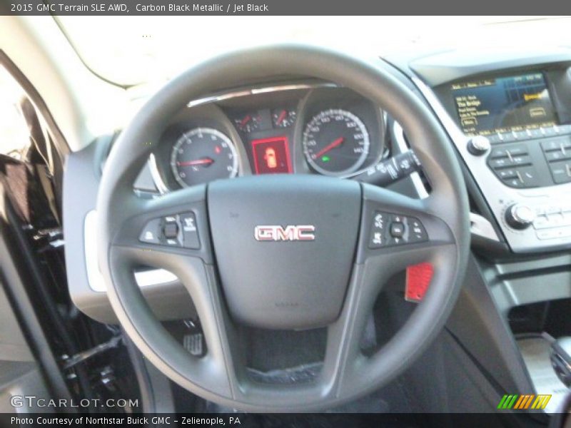 Carbon Black Metallic / Jet Black 2015 GMC Terrain SLE AWD