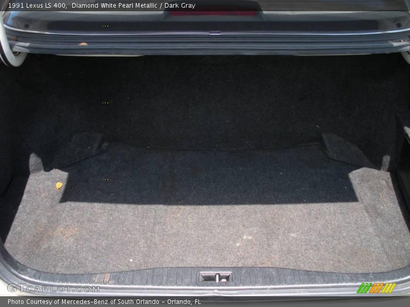 Diamond White Pearl Metallic / Dark Gray 1991 Lexus LS 400
