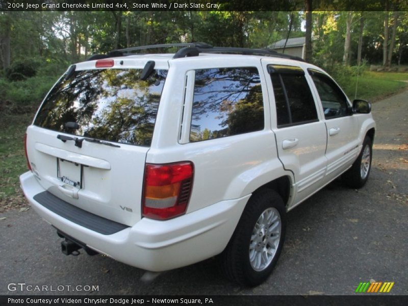 Stone White / Dark Slate Gray 2004 Jeep Grand Cherokee Limited 4x4