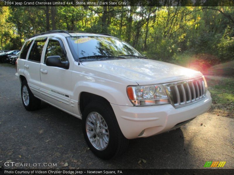 Stone White / Dark Slate Gray 2004 Jeep Grand Cherokee Limited 4x4