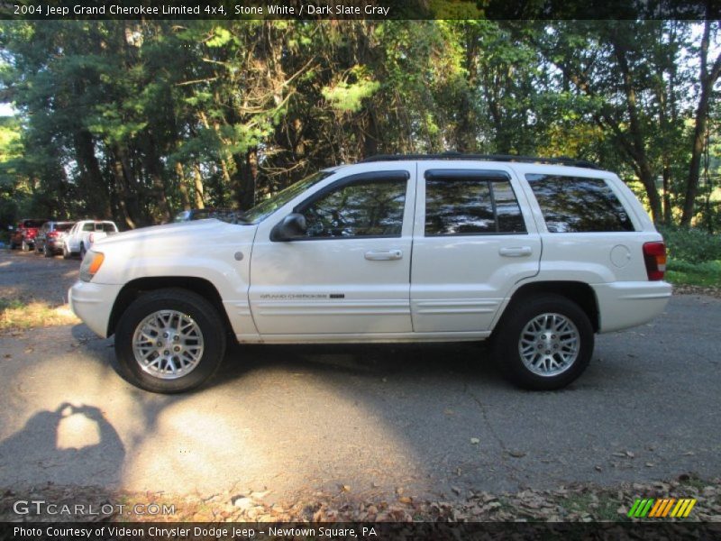 Stone White / Dark Slate Gray 2004 Jeep Grand Cherokee Limited 4x4