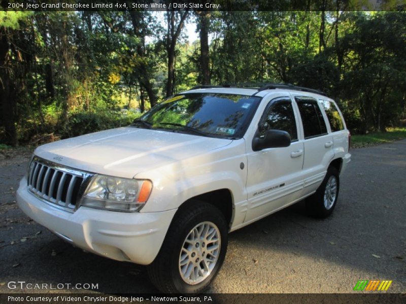 Stone White / Dark Slate Gray 2004 Jeep Grand Cherokee Limited 4x4