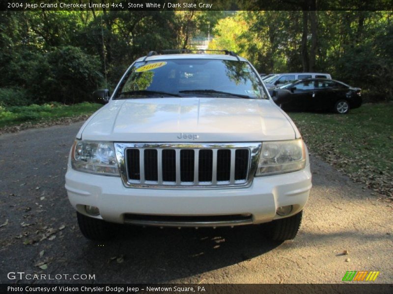 Stone White / Dark Slate Gray 2004 Jeep Grand Cherokee Limited 4x4