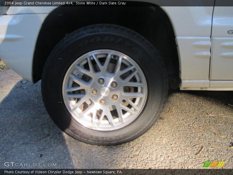Stone White / Dark Slate Gray 2004 Jeep Grand Cherokee Limited 4x4