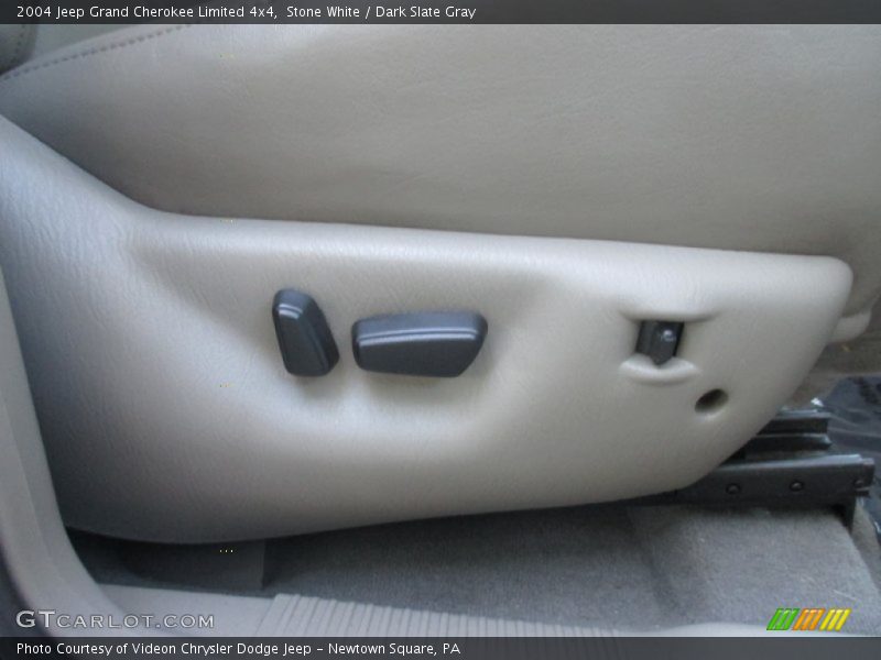 Stone White / Dark Slate Gray 2004 Jeep Grand Cherokee Limited 4x4