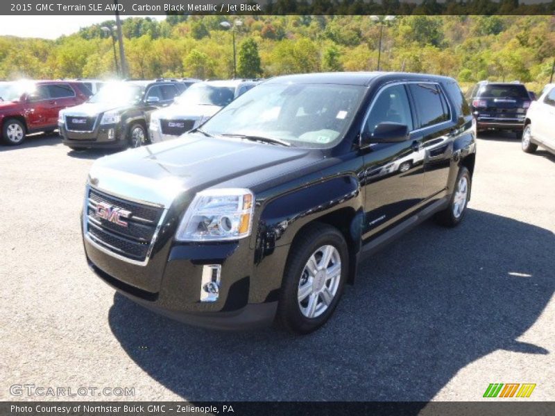 Carbon Black Metallic / Jet Black 2015 GMC Terrain SLE AWD