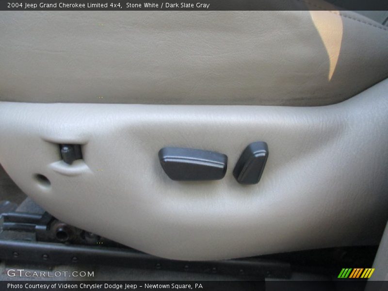 Stone White / Dark Slate Gray 2004 Jeep Grand Cherokee Limited 4x4