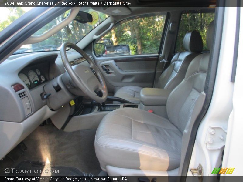 Stone White / Dark Slate Gray 2004 Jeep Grand Cherokee Limited 4x4