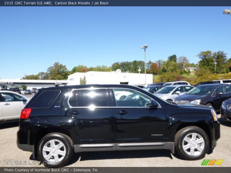 Carbon Black Metallic / Jet Black 2015 GMC Terrain SLE AWD