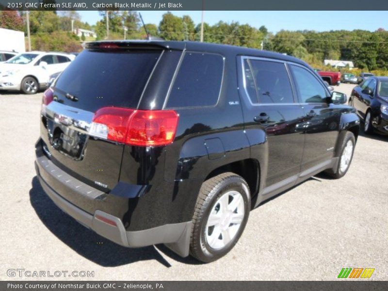Carbon Black Metallic / Jet Black 2015 GMC Terrain SLE AWD