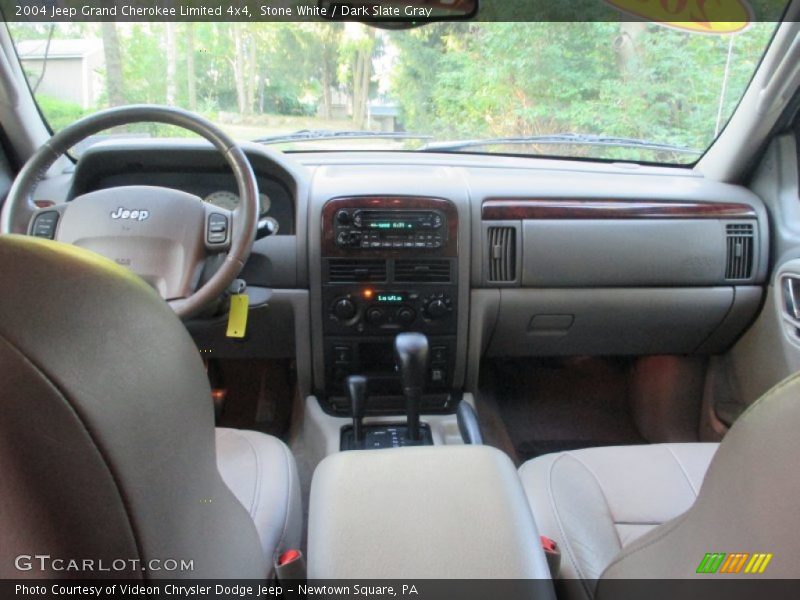 Stone White / Dark Slate Gray 2004 Jeep Grand Cherokee Limited 4x4