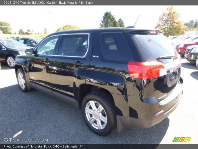 Carbon Black Metallic / Jet Black 2015 GMC Terrain SLE AWD