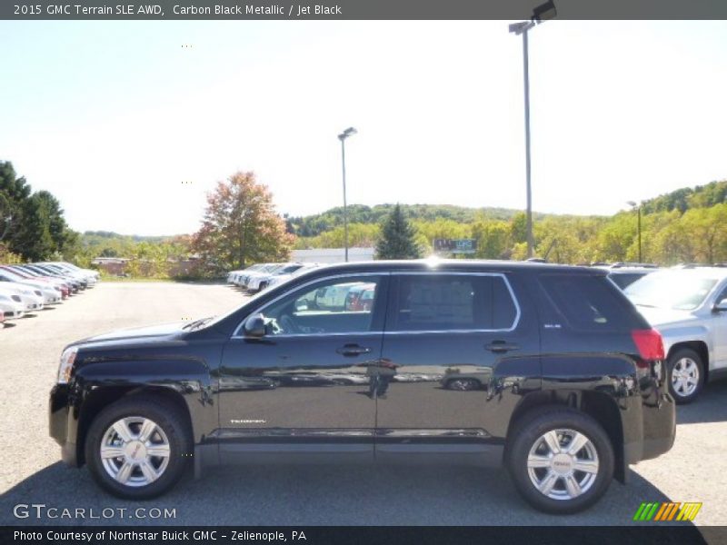 Carbon Black Metallic / Jet Black 2015 GMC Terrain SLE AWD