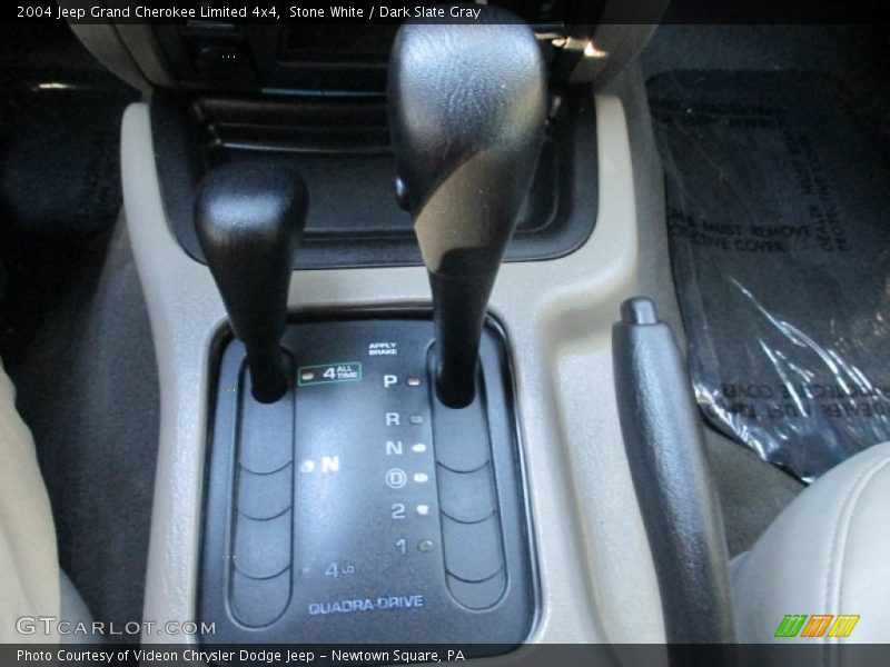 Stone White / Dark Slate Gray 2004 Jeep Grand Cherokee Limited 4x4