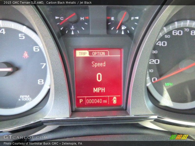 Carbon Black Metallic / Jet Black 2015 GMC Terrain SLE AWD