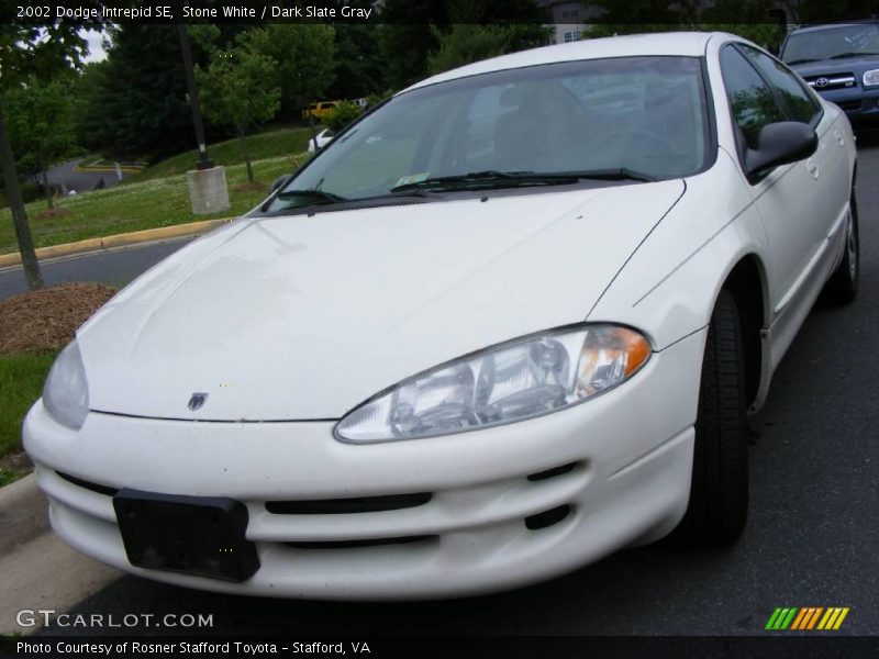 Stone White / Dark Slate Gray 2002 Dodge Intrepid SE