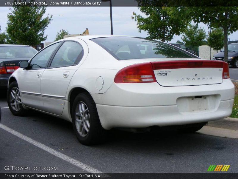 Stone White / Dark Slate Gray 2002 Dodge Intrepid SE