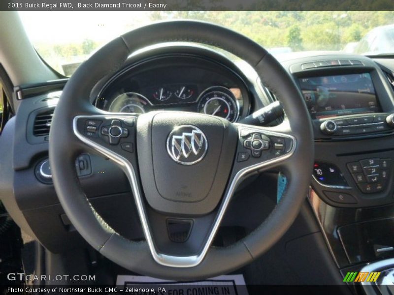 Black Diamond Tricoat / Ebony 2015 Buick Regal FWD