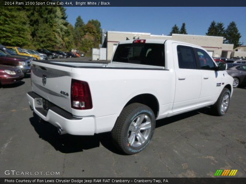 Bright White / Black 2014 Ram 1500 Sport Crew Cab 4x4