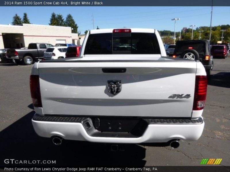 Bright White / Black 2014 Ram 1500 Sport Crew Cab 4x4