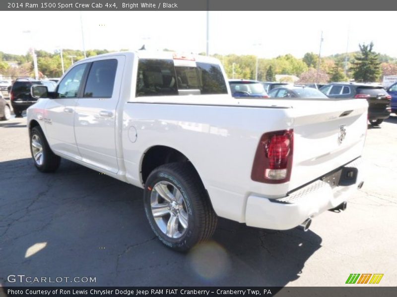 Bright White / Black 2014 Ram 1500 Sport Crew Cab 4x4