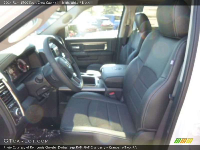 Bright White / Black 2014 Ram 1500 Sport Crew Cab 4x4