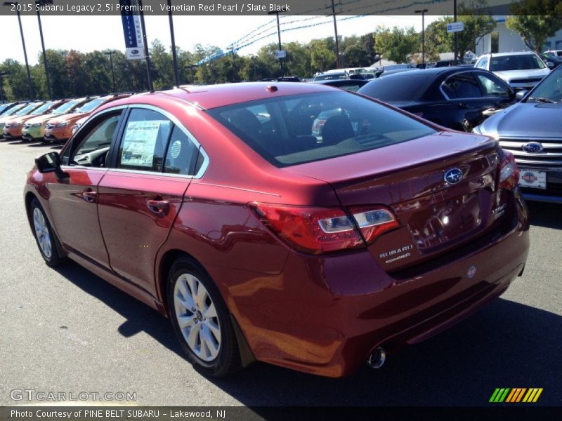 Venetian Red Pearl / Slate Black 2015 Subaru Legacy 2.5i Premium