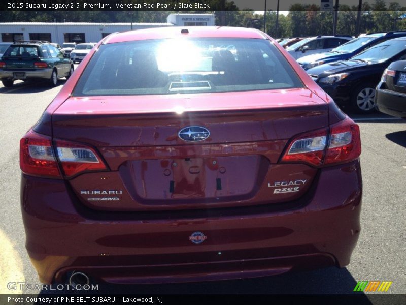 Venetian Red Pearl / Slate Black 2015 Subaru Legacy 2.5i Premium