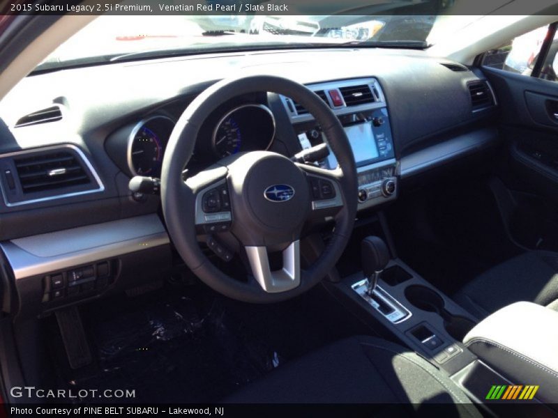 Venetian Red Pearl / Slate Black 2015 Subaru Legacy 2.5i Premium