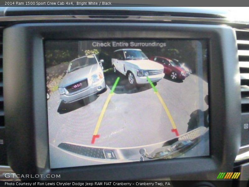 Bright White / Black 2014 Ram 1500 Sport Crew Cab 4x4