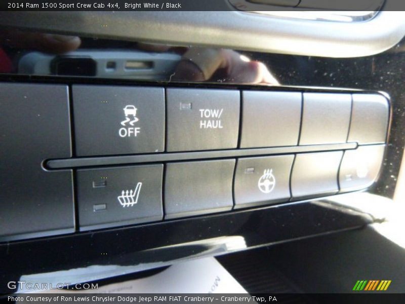 Bright White / Black 2014 Ram 1500 Sport Crew Cab 4x4