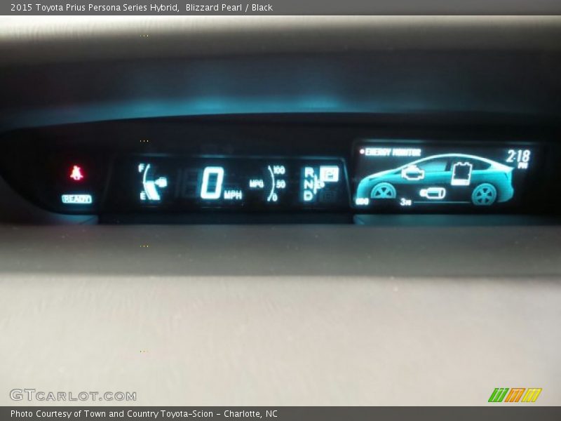 Blizzard Pearl / Black 2015 Toyota Prius Persona Series Hybrid