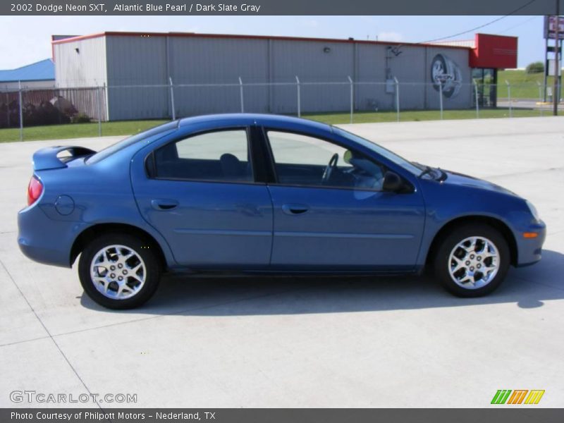 Atlantic Blue Pearl / Dark Slate Gray 2002 Dodge Neon SXT